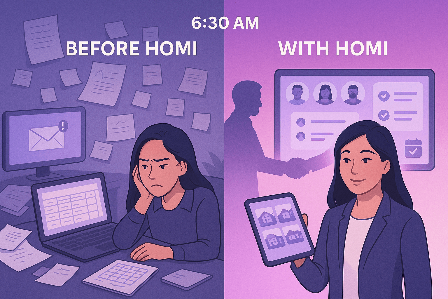 Inside a Day with a Homi-Powered Broker: From Client Chaos to Closing Success